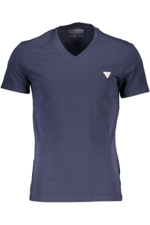 T-shirt Męski Z Krótkim Rękawem Guess Jeans Niebieski