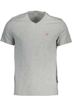 T-shirt Męski Z Krótkim Rękawem Guess Jeans Szary