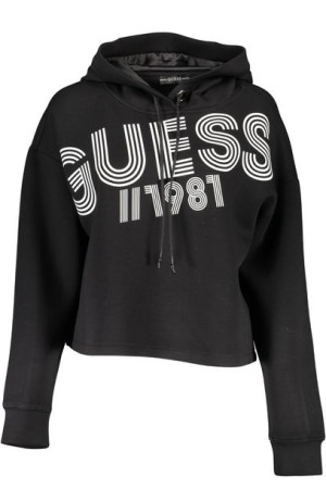 Bluza Guess Jeans Bez Zamka Damska Czarna