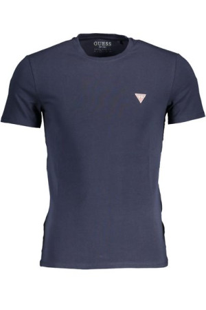 T-shirt Męski Z Krótkim Rękawem Guess Jeans Niebieski