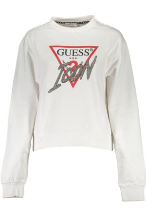 Bluza Guess Jeans Bez Zamka Damska Biała