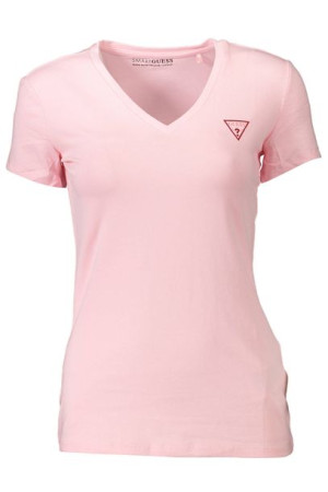 T-shirt Z Krótkim Rękawem Guess Jeans Różowy