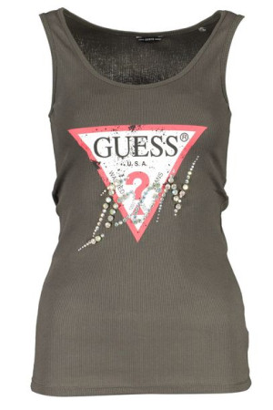 Guess Jeans Podkoszulek Damski Zielony