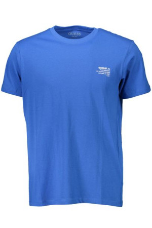 T-shirt Męski Z Krótkim Rękawem Guess Jeans Niebieski