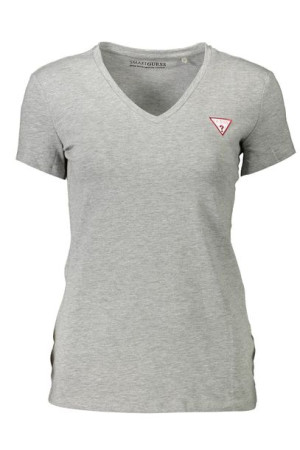 Guess Jeans T-shirt Z Krótkim Rękawem Damski Szary