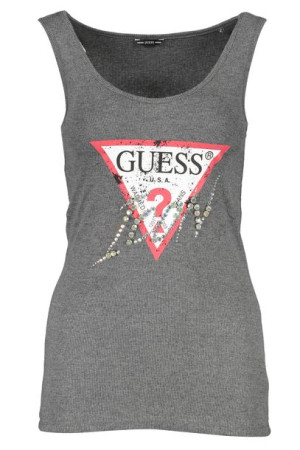 Guess Jeans Podkoszulek Damski Szary