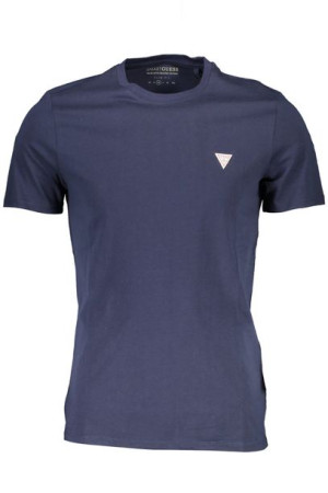T-shirt Męski Z Krótkim Rękawem Guess Jeans Niebieski