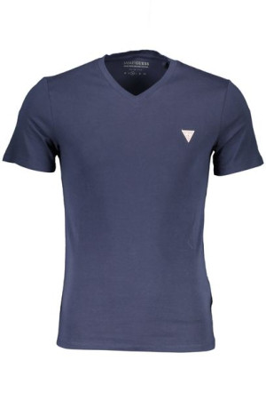 T-shirt Męski Z Krótkim Rękawem Guess Jeans Niebieski