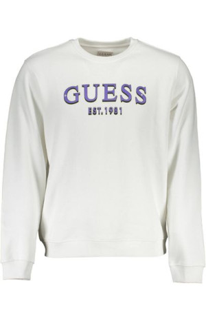 Bluza Guess Jeans Bez Zamka Męska Biała