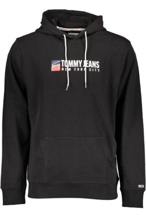 "bluza Tommy Hilfiger Bez Zamka Męska Czarna"