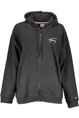 "bluza Tommy Hilfiger Z Zamkiem Damska Czarna"
