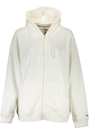 "bluza Tommy Hilfiger Z Zamkiem Damska Biała"