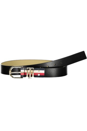"skórzany Pasek Tommy Hilfiger Czarny Damski"