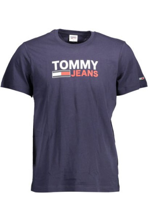 "t-shirt Męski Z Krótkim Rękawem Tommy Hilfiger Niebieski"