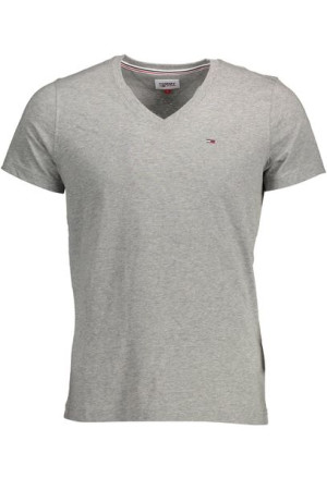 "tommy Hilfiger T-shirt Męski Z Krótkim Rękawem Szary"
