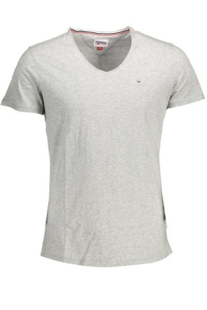 "tommy Hilfiger T-shirt Męski Z Krótkim Rękawem Szary"