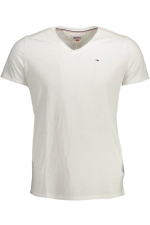 "t-shirt Męski Z Krótkim Rękawem Tommy Hilfiger Biały"