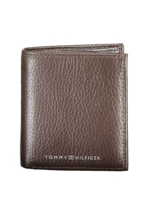 "brązowy Portfel Męski Tommy Hilfiger"