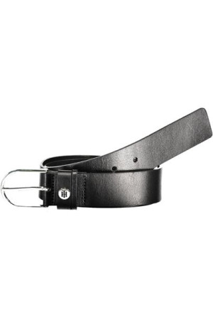 "skórzany Pasek Tommy Hilfiger Czarny Damski"
