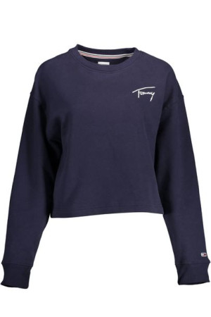 "bluza Tommy Hilfiger Bez Zamka Damska Niebieska"
