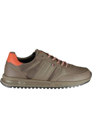 Brązowe Męskie Buty Sportowe Tommy Hilfiger