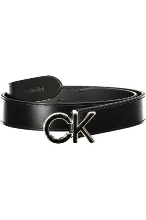 "skórzany Pasek Calvin Klein Damski Czarny"