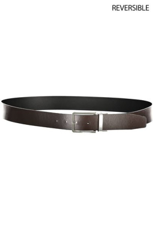 "skórzany Pasek Męski Calvin Klein Brąz"