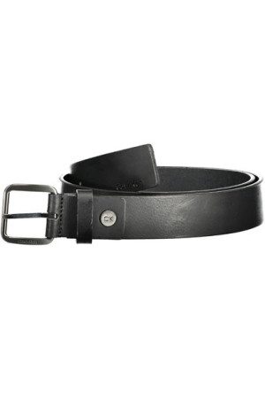 "skórzany Pasek Męski Calvin Klein Czarny"