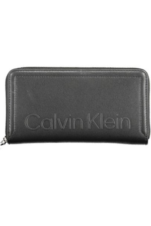 "calvin Klein Czarny Portfel Damski"