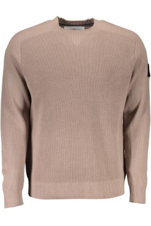 "brązowy Sweter Męski Calvin Klein"