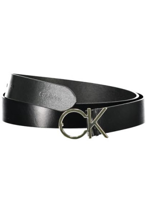 "skórzany Pasek Calvin Klein Damski Czarny"
