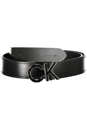 "skórzany Pasek Calvin Klein Damski Czarny"