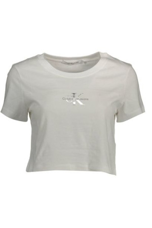 "calvin Klein T-shirt Z Krótkim Rękawem Damski Biały"