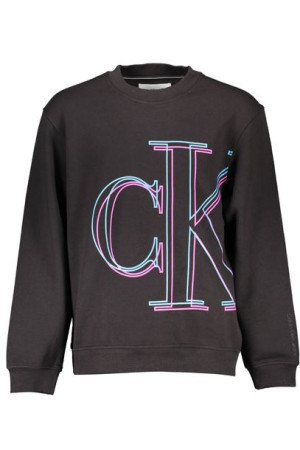 "calvin Klein Bluza Bez Zamka Męska Czarna"