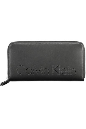 "calvin Klein Czarny Portfel Damski"