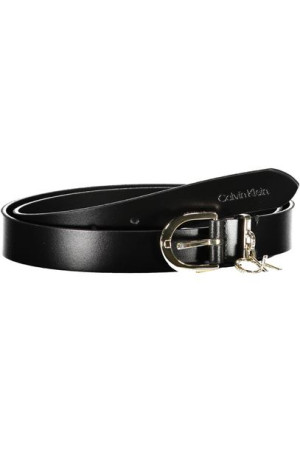 "skórzany Pasek Calvin Klein Czarny Damski"