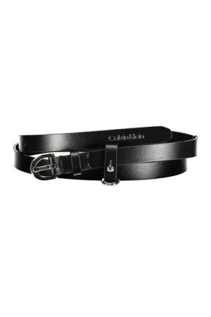 "skórzany Pasek Calvin Klein Czarny Damski"