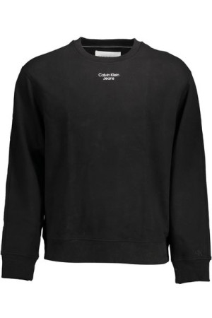 "calvin Klein Bluza Bez Zamka Męska Czarna"