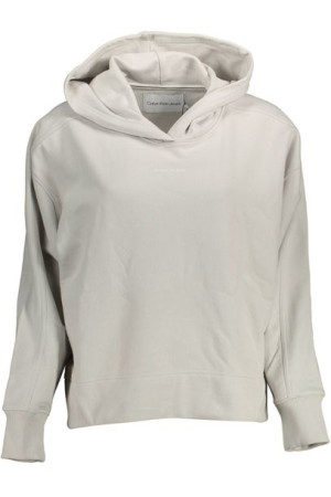 "calvin Klein Bluza Bez Zamka Damska Szara"