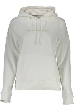 "calvin Klein Bluza Bez Zamka Damska Biała"