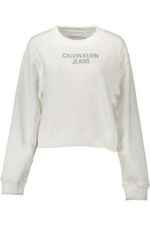 Calvin Klein Bluza Bez Zamka Damska Biała