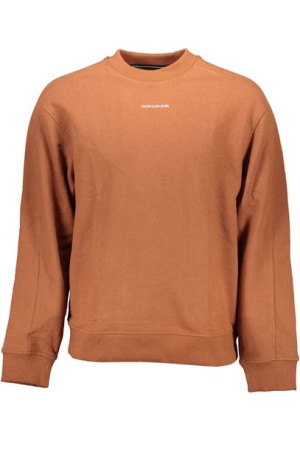 Calvin Klein Bluza Bez Zamka Męska Brązowa