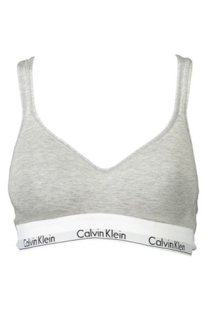 Calvin Klein Balkonowy Biustonosz Damski Szary