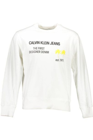 Calvin Klein Bluza Bez Zamka Męska Biała