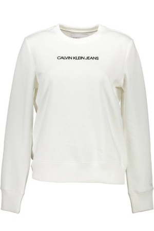 Calvin Klein Bluza Bez Zamka Damska Biała