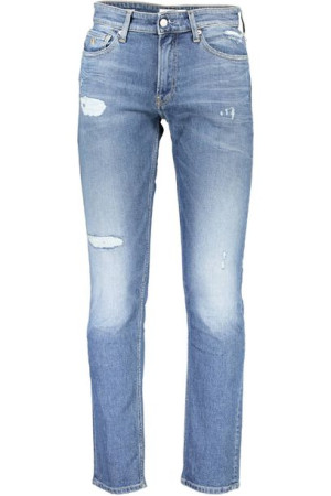 Calvin Klein Jeans Denim Niebieski Męski