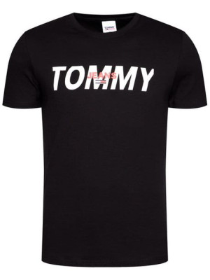 T-shirt Tommy Hilfiger męski czarny