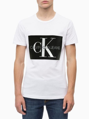 T-shirt męski Calvin Klein biały