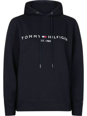 Tommy Hilfiger bluza z kapturem damska granatowa