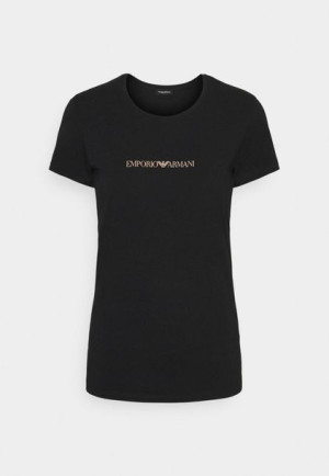 Emporio Armani t-shirt damski czarny